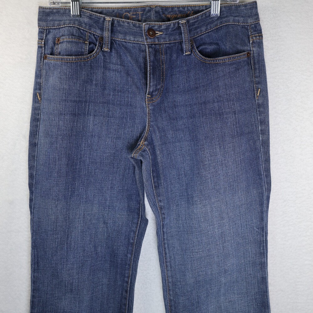 LOFT Original Boot Womens Jeans Blue Size 8 EUC - Picture 2 of 7